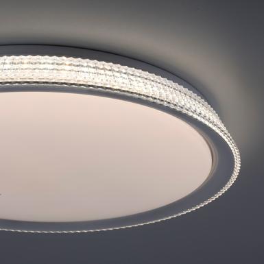 Plafonnier led Leuchten Direkt Kari Gris Plastique 14359-21