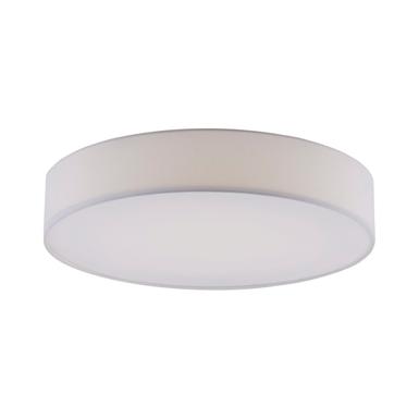 Plafonnier led Leuchten Direkt Lolasmart-Kiara Blanc Tissu 18428-16