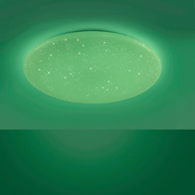 Plafonnier led Leuchten Direkt Lolasmart-Uranus Blanc Métal 14480-16