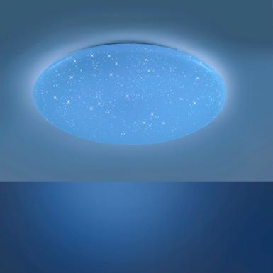 Plafonnier led Leuchten Direkt Lolasmart-Uranus Blanc Métal 14480-16