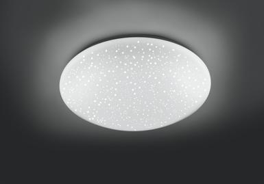 Plafonnier led Leuchten Direkt Skyler Blanc Métal 14242-16