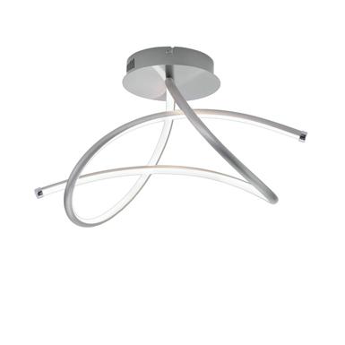 Plafonnier led Leuchten Direkt Violetta Gris Aluminium 15441-55