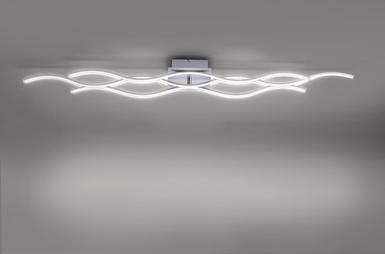 Plafonnier 3 lampes led Leuchten Direkt Curls Gris Aluminium 19032-21 –  Plafonniers Led chez Luminaires Online