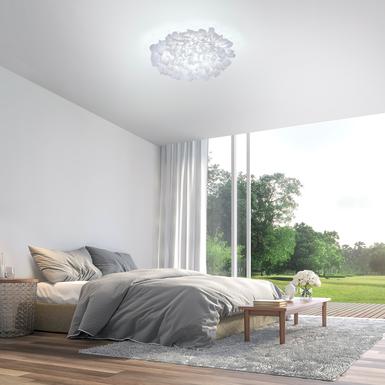 Plafonnier led Leuchten Direkt Xenia Blanc Plastique 15290-16