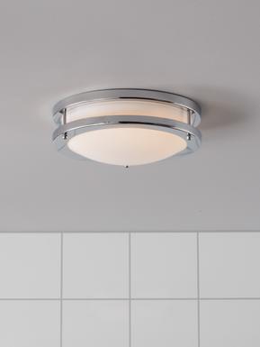 Plafonnier led Markslöjd Täby Chrome Métal 105621