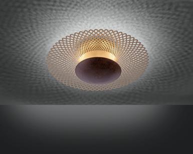 Plafonnier led Neuhaus Nevis Rouille Métal 6551-48