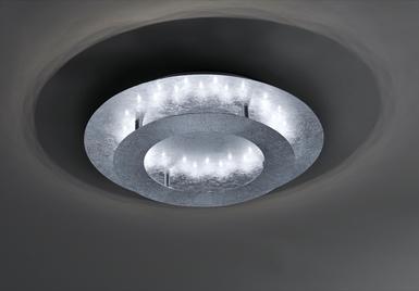 Plafonnier led Neuhaus Nevis Gris Métal 9620-21