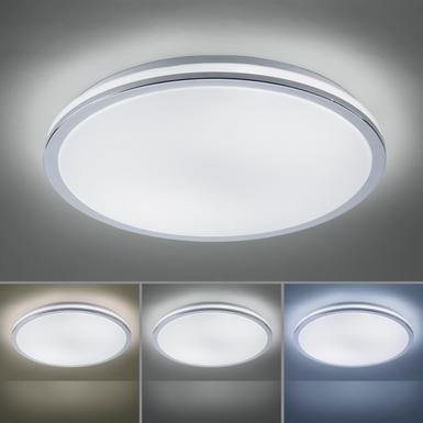 Plafonnier led Neuhaus Q-Benno Chrome Métal 8245-17