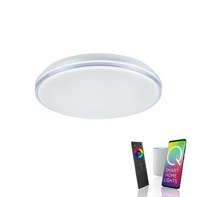 Plafonnier led Neuhaus Q-Benno Chrome Métal 8245-17