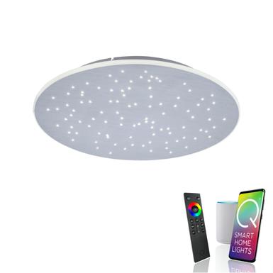 Plafonnier led Neuhaus Q-Nightsky Gris Aluminium 8037-95