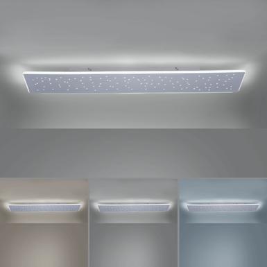 Plafonnier led Neuhaus Q-Nightsky Gris Aluminium 8038-95