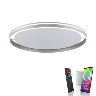 Plafonnier led Neuhaus Q-Vito Gris Aluminium 8418-55