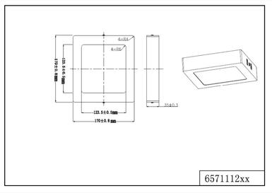 Plafonnier led Trio Zeus Gris métallique Aluminium 657111207