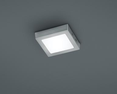 Plafonnier led Trio Zeus Gris métallique Aluminium 657111207