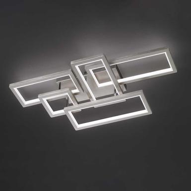 Plafonnier led Wofi Viso Nickel satiné 9531.05.64.8000