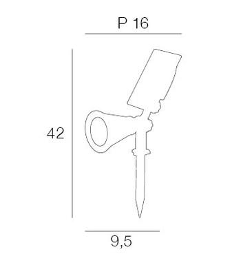 Projecteur Extérieur led Little Garden Garden Noir Polycarbonate 654395