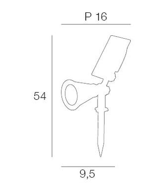 Projecteur Extérieur led Little Garden Garden Noir Polycarbonate 654396