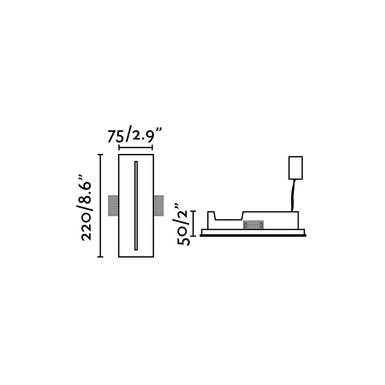 Spot encastrable Faro Plas Blanc Plâtre 63282