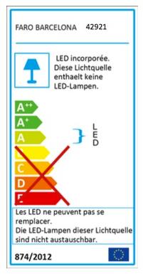 Spot encastré led Faro Koi Blanc 01 PVC 42921