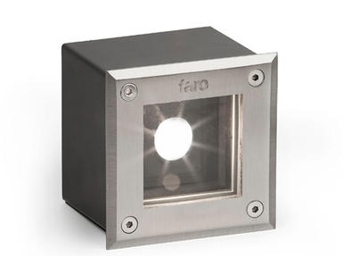 Spot encastré led Faro LED-18 Nickel mat acier inoxydable 71499
