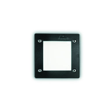 Spot extérieur encastré led Ideal lux Leti Noir résine 096582