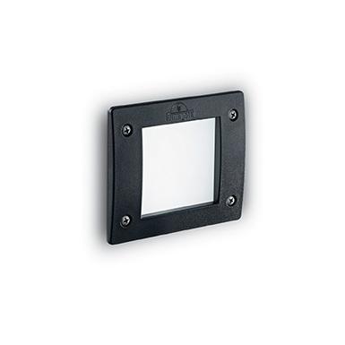 Spot extérieur encastré led Ideal lux Leti Noir résine 096582