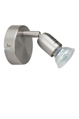 Spot led Brilliant Loona Chrome satiné Acier G28810/13