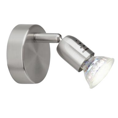 Spot led Brilliant Loona Chrome satiné Acier G28810/13