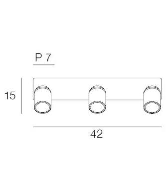 Spot led Corep Lily Blanc Métal 654234