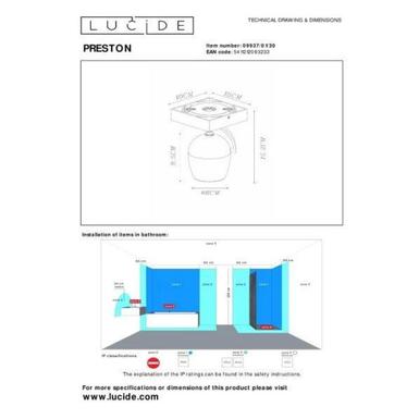 Spot Preston - Lucide - Ø 10 cm - 1xGU10 - Noir - 09937/01/30