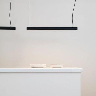 Suspension 1 Lampe led Faro Noir Aluminium 61101