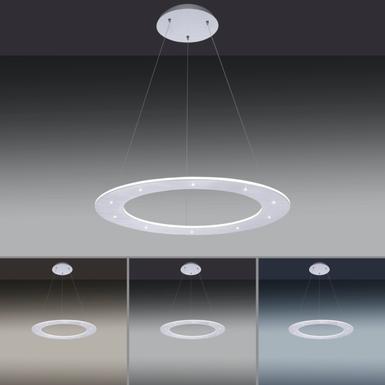 Suspension 17 lampes led Neuhaus Pure-Cosmo Gris Métal 2537-95