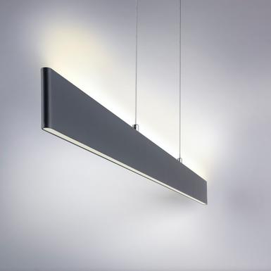 Suspension 2 lampes led Leuchten Direkt Nila Gris anthracite Métal 11548-13