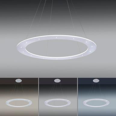 Suspension 25 lampes led Neuhaus Pure-Cosmo Gris Métal 2539-95