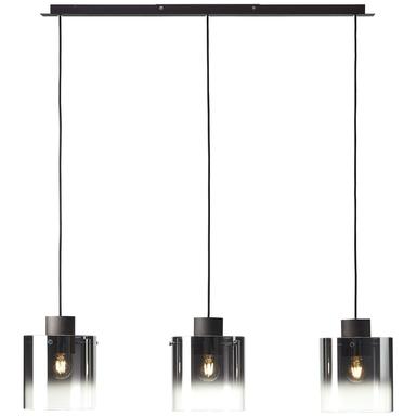 Suspension 3 lampes design Brilliant Beth Marron Métal - Verre 75573/20