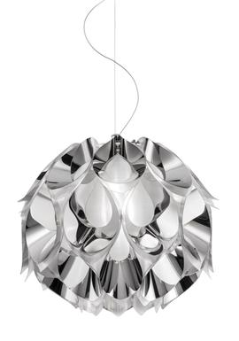 Suspension 3 lampes design Slamp Flora Gris Technopolymère FLO85SOS0002S_000