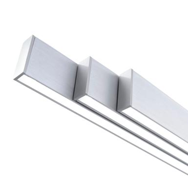 Suspension 3 lampes led Neuhaus Adriana Gris Aluminium 2568-95