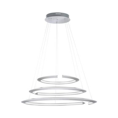 Suspension 3 lampes led Neuhaus Alessa Gris Métal 2493-55