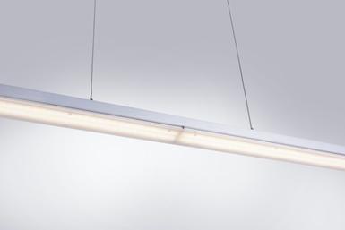 Suspension 3 lampes led Neuhaus Q-Henrik Gris Aluminium 2618-95