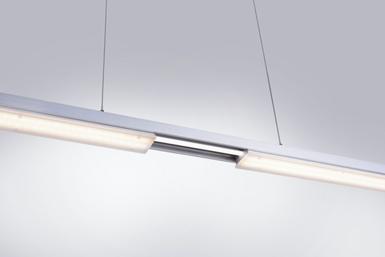 Suspension 3 lampes led Neuhaus Q-Henrik Gris Aluminium 2618-95