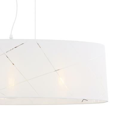 Suspension 3 lumières design Globo Nemmo Gris Métal 15430H2