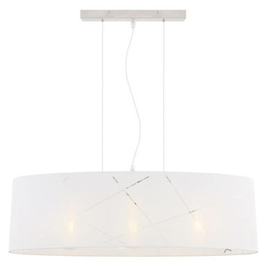 Suspension 3 lumières design Globo Nemmo Gris Métal 15430H2