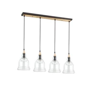 Suspension 4 lampes design Ideal lux Gretel 122557