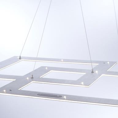 Suspension 45 lampes led Neuhaus Pure-Cosmo Gris Métal 2536-95