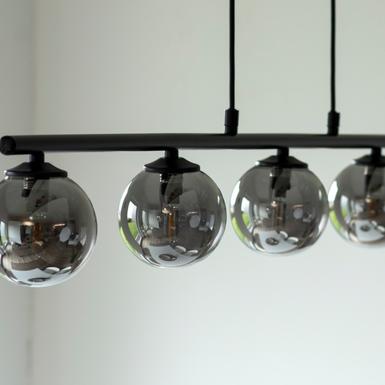 Suspension 5 lampes design Neuhaus Widow Noir Métal 2026-18