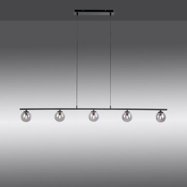 Suspension 5 lampes design Neuhaus Widow Noir Métal 2026-18