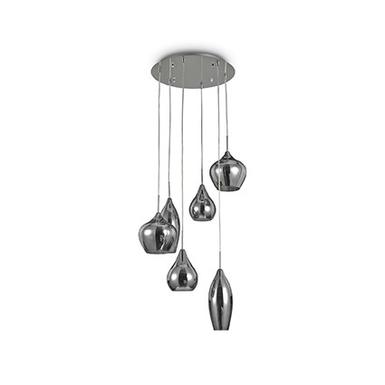 Suspension 6 lampes design Ideal lux Soft 111841