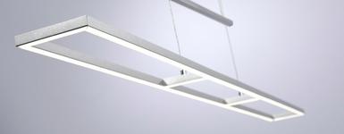 Suspension 6 lampes led Neuhaus Inigo Gris Aluminium 2218-55