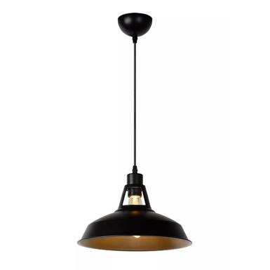 Suspension BRASSY - Ø 31 cm - 1xE27 - Metal - Noir - Lucide Métal 43401/31/30