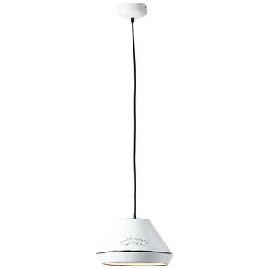 Suspension design Brilliant Grain Blanc Métal 93786/05